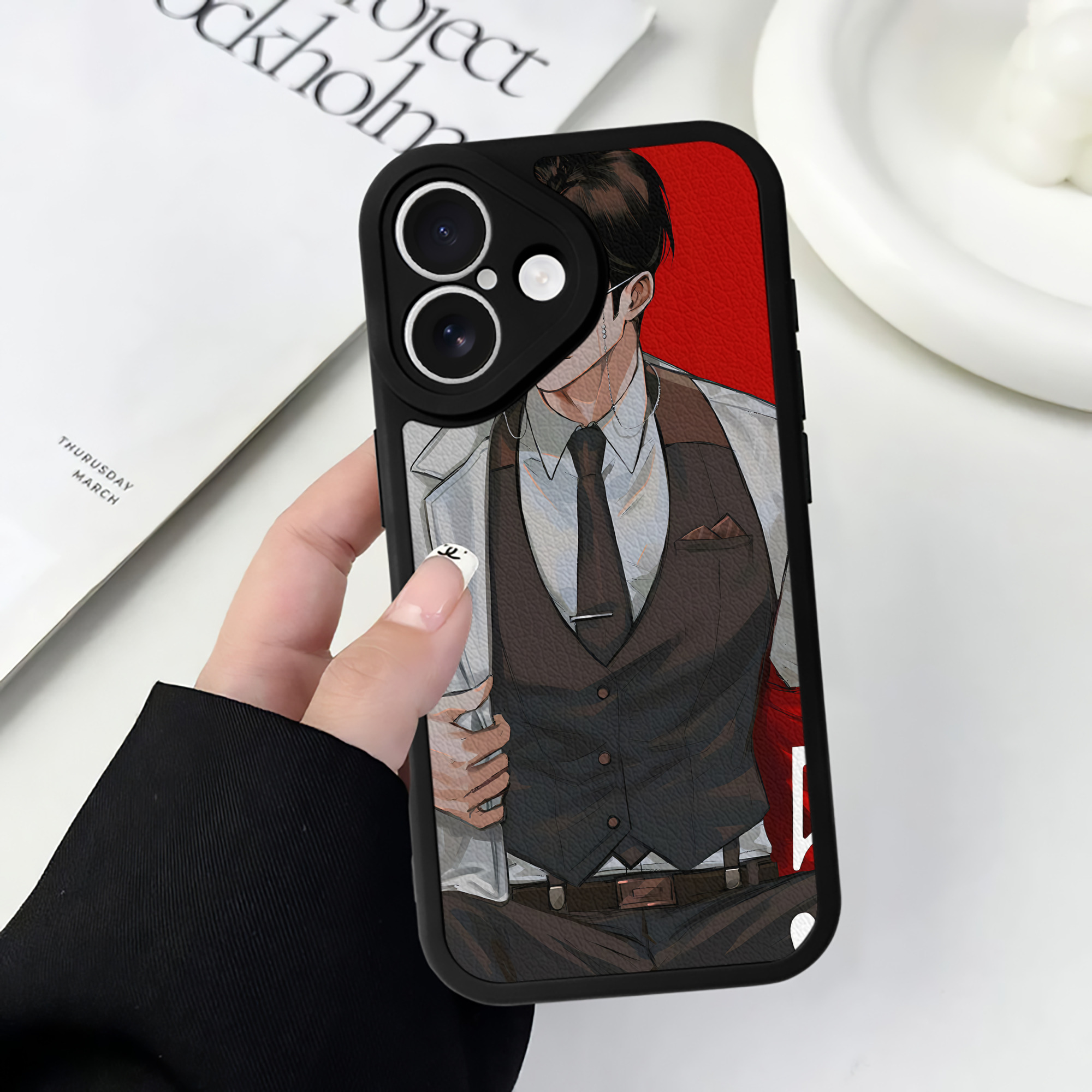 （画像用） SLAM DUNK／スラムダンク 【iPhone 16シリーズ対応】シリコンスマホケース（レザー調） 材質：シリコン